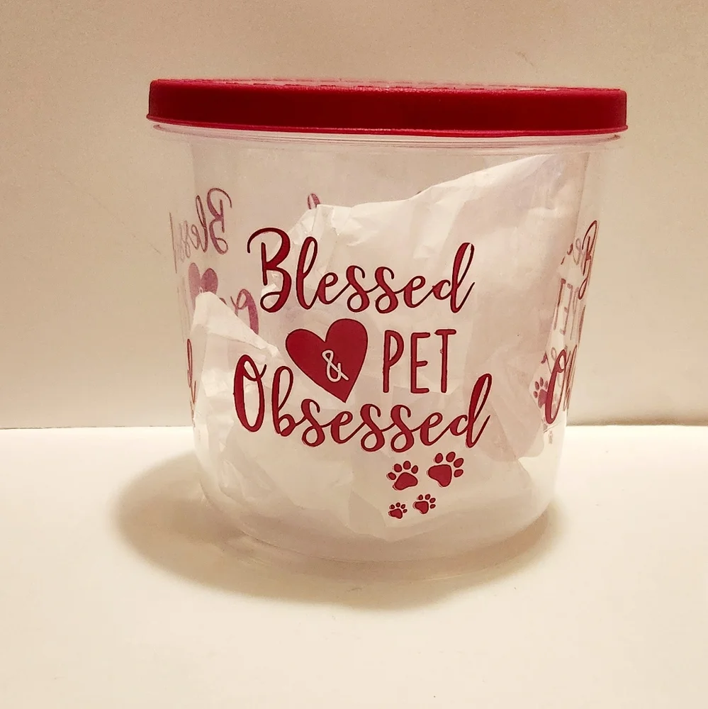 Dog Essentials 2 Food Bowls, Food Storage‎ Container & Food Scoop, Dental Bone